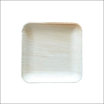 6 Inch Areca Palm Leaf Square Plate