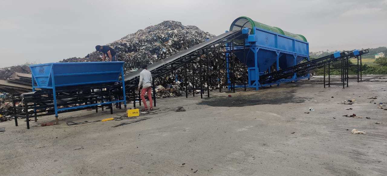 Rotary Trommel Screen - Steel, Variable Dimensions | Customizable Screen Size, Adjustable Rotation Speed, Variable Motor Power, Adjustable Discharge Height