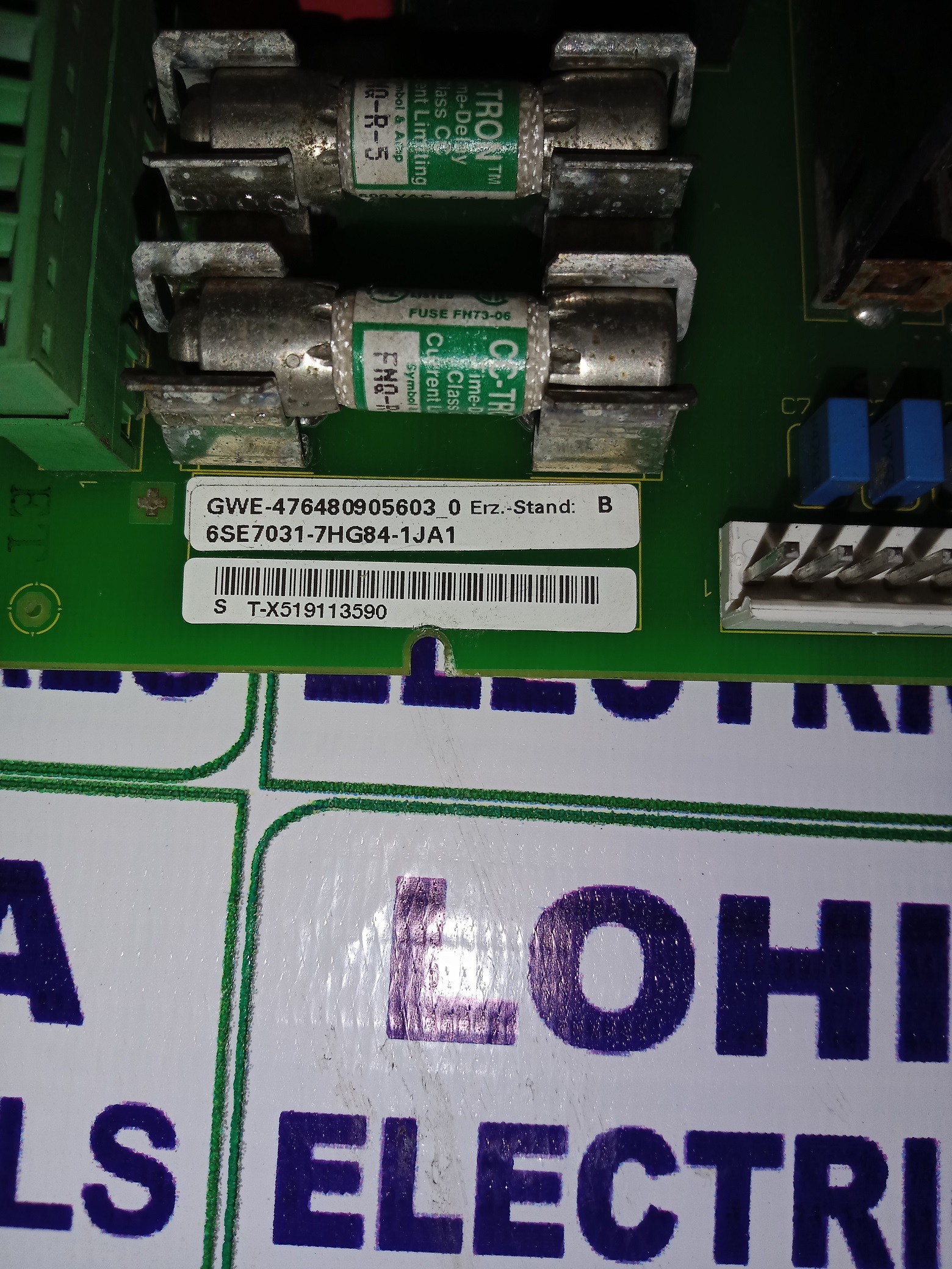 Siemens Inverter Pcb 6es7031-7hg84-1ja1