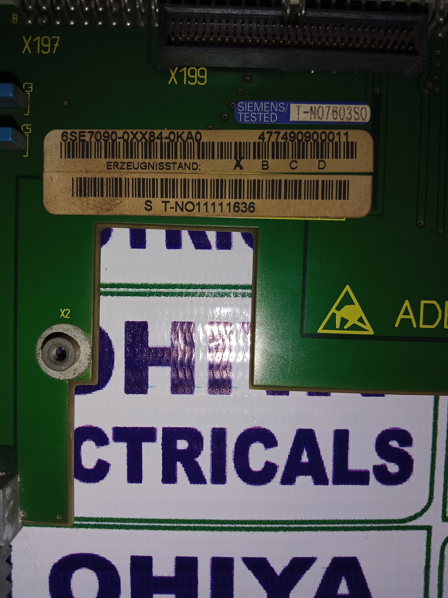 Siemens Pcb Inverter 6es7090-0xx84-0ka0