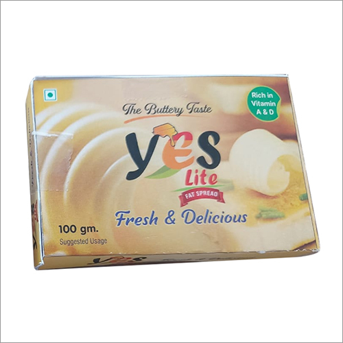 100 Gm Delicious Fat Spread Butter - Low Fat Content, Original Flavor | Suitable For Babies, Children, Adults, And Elderly