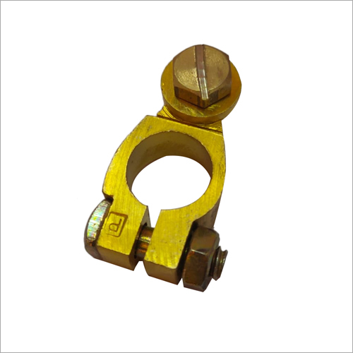 Strip Type Battery Terminal - Brass Material, Different Sizes Available | Polished Finish For Commercial And Industrial Use