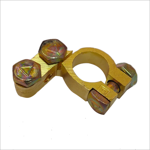 Maruti Angle Type Battery Terminal - Finish: Polished