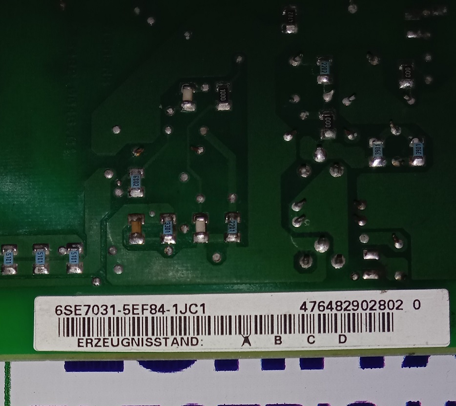 Siemens Inverter Pcb 6es7031-5ef84-1jc1