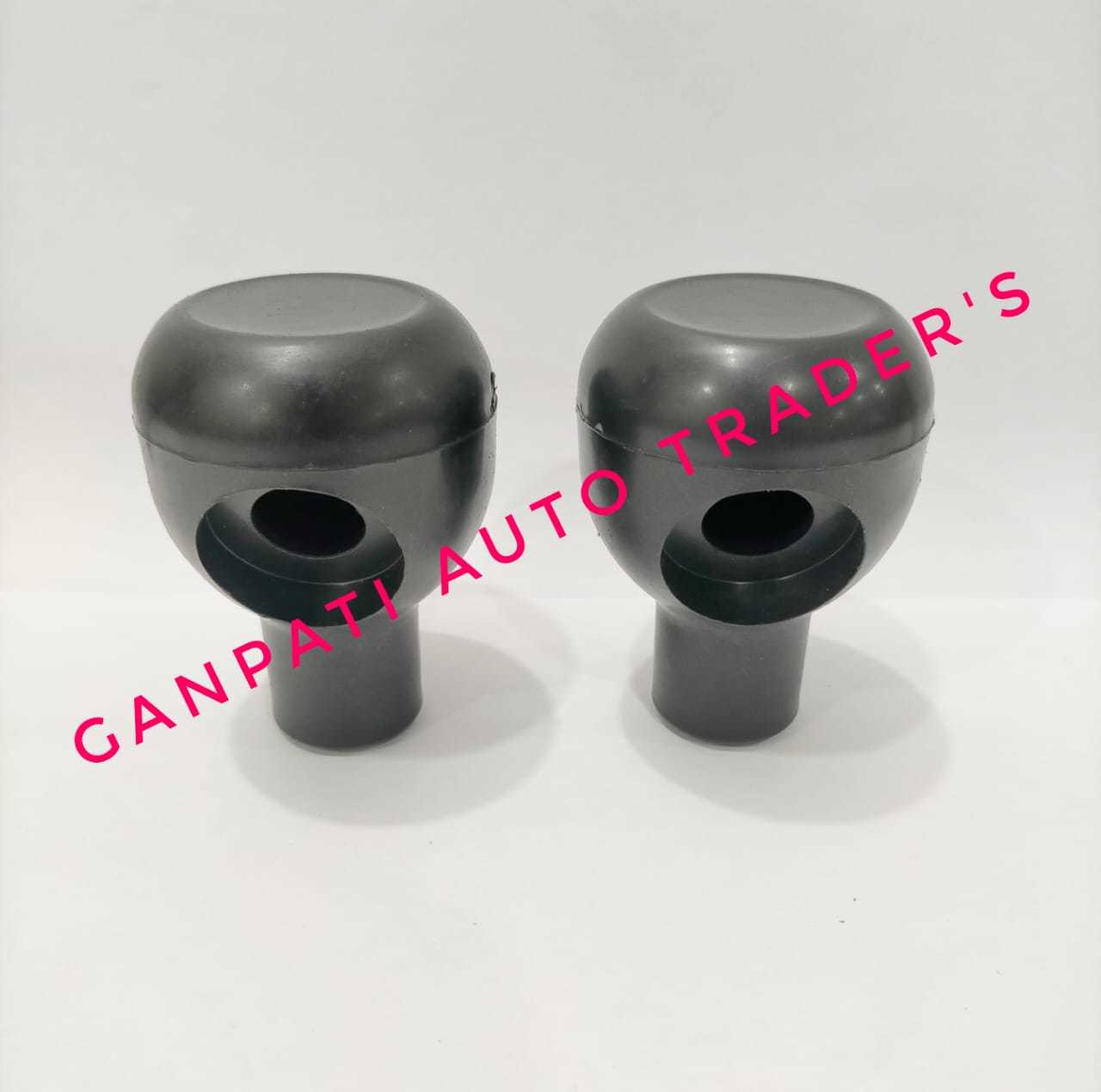 Black Jcb Lever Knob (With Thread)