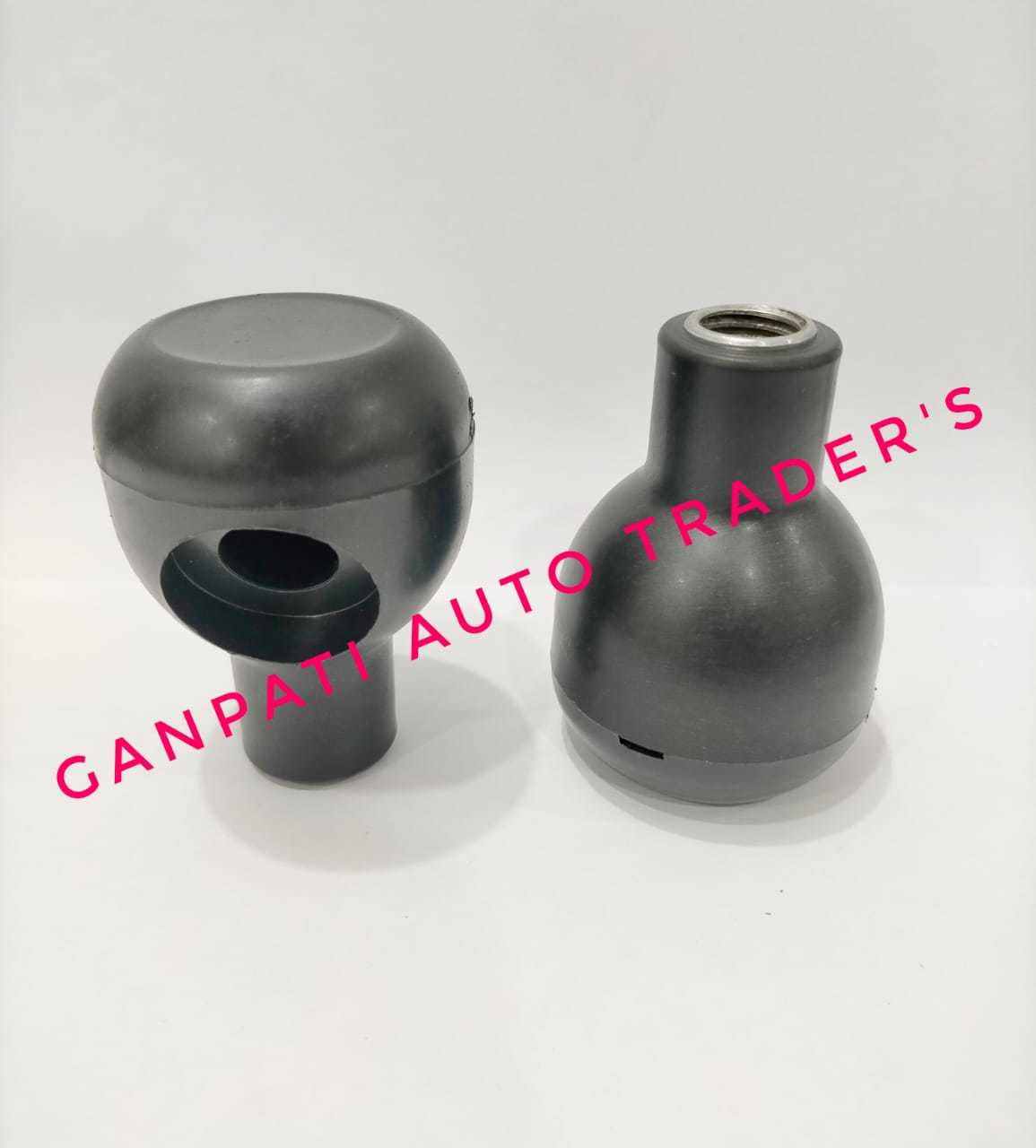 Black Jcb Lever Knob (With Thread)