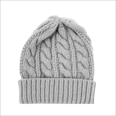 Knitted Cuff Hat - Soft Acrylic Material, Adorable Baby Size , Modern Unisex Design for Winter Wear