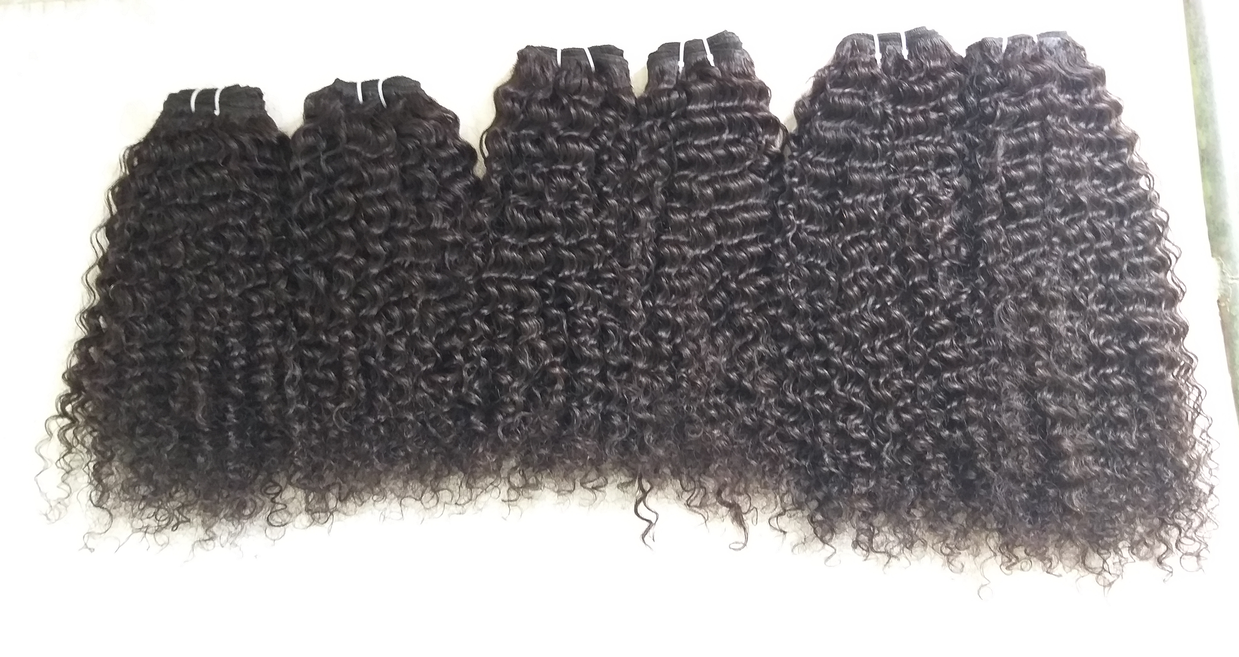 Non Remy Steam Curly Best Hair Extensions - Color: Natural Color