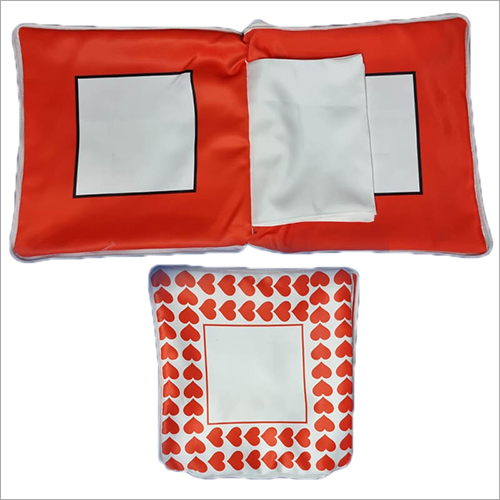 Multicolor Red Cushion Cover