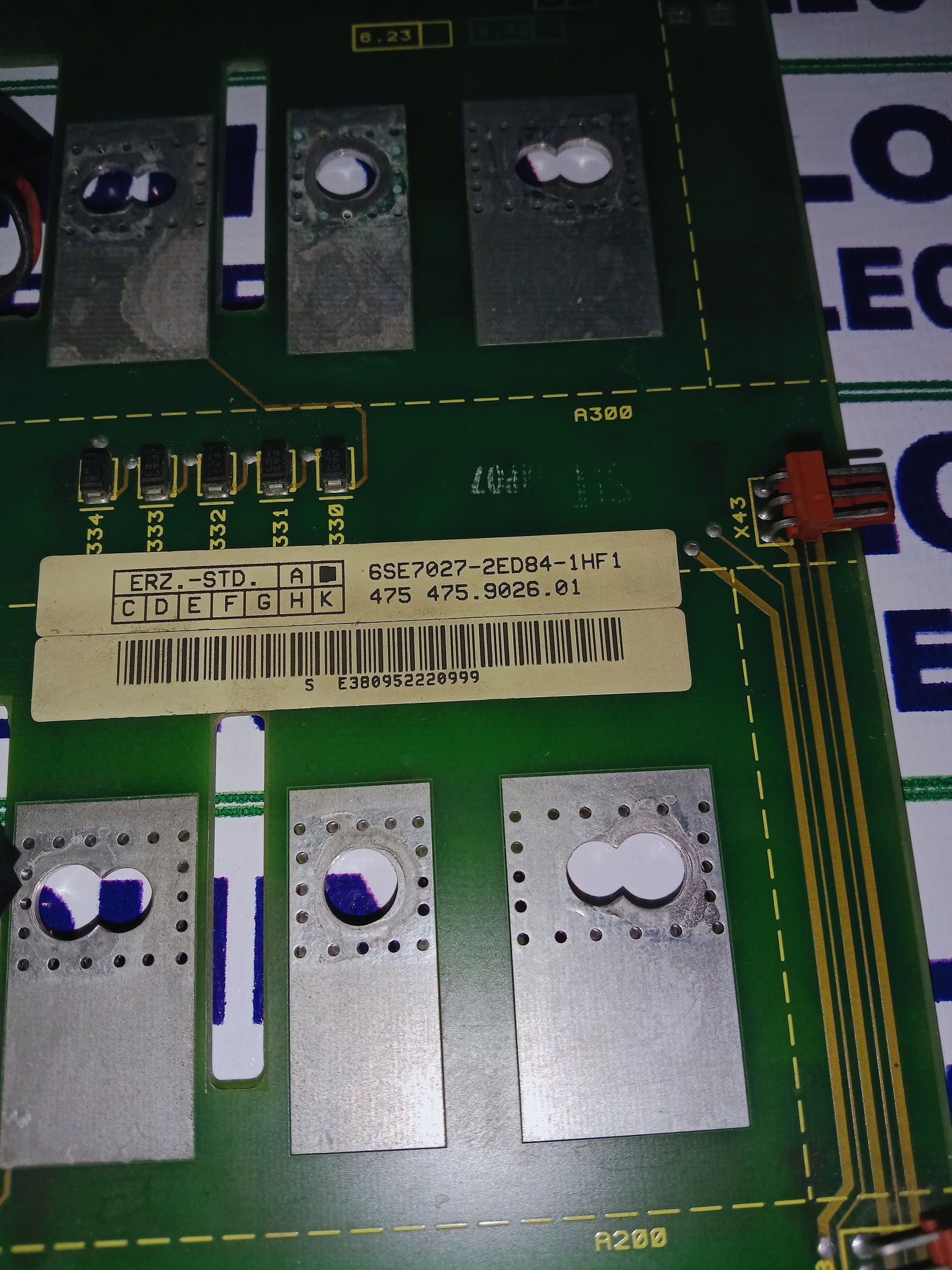 Siemens Inverter Pcb 6se7027-2ed84-1hf1