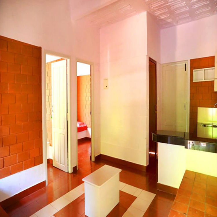 Red Side Partition Interlocking Brick