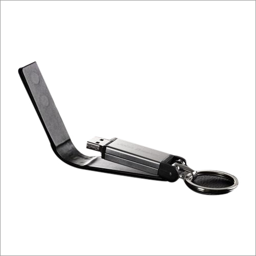 Metal Personalized Leather Magnetic Pen Drive