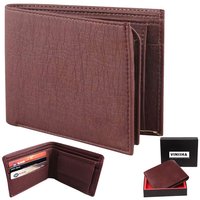 Mens Leather Wallet - 11.5 X 9 X 1 Cm Bi-fold, 2 Cash Compartments