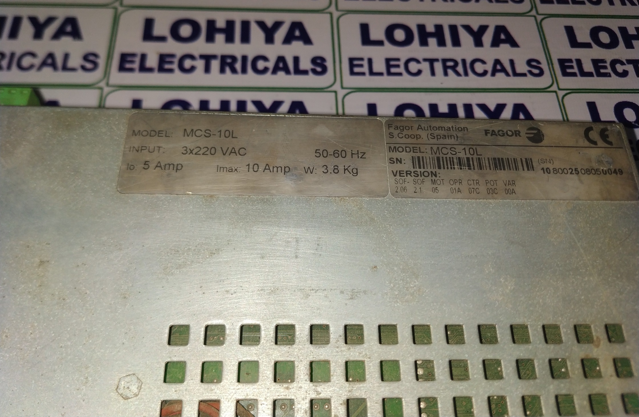 Fagor Ac Servo Drive Mcs-10l
