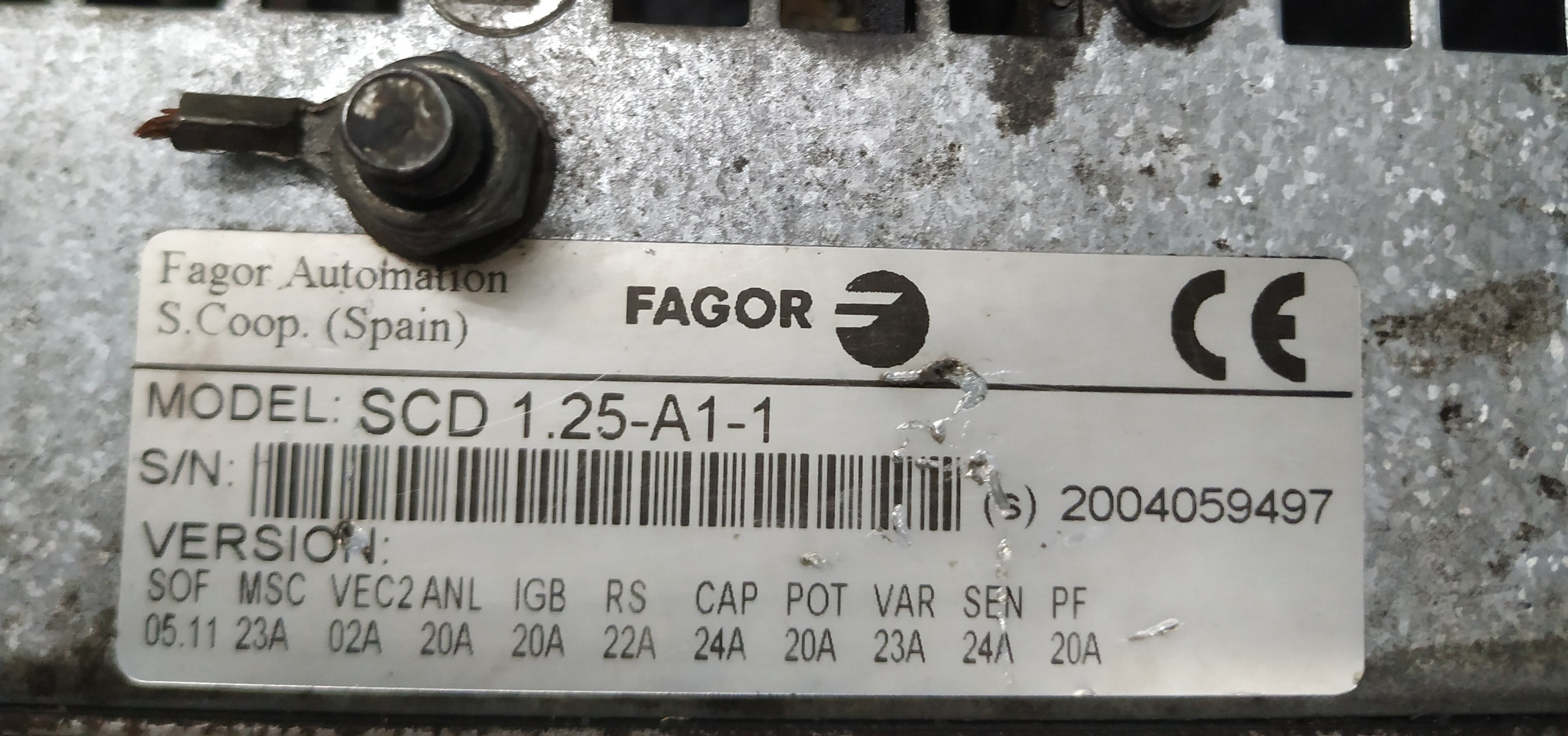 Fagor Servo Drive Scd 1.25-a1-1