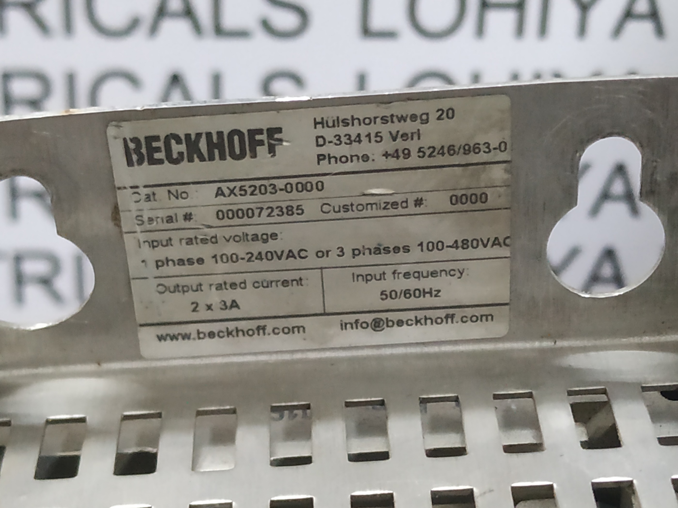 Beckhoff Servo Drive Ax5203-0000
