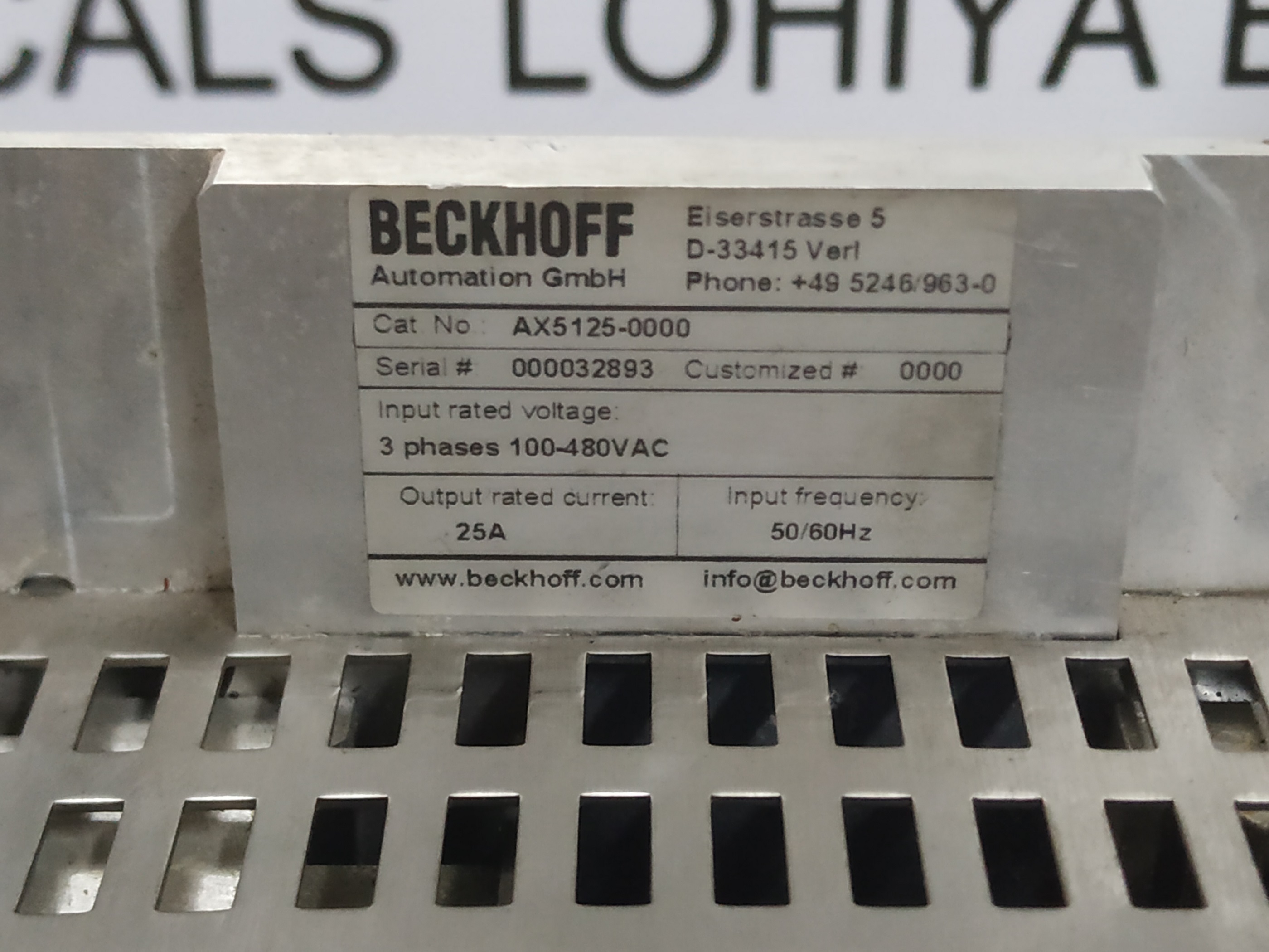 Beckhoff Servo Drive Ax5125-0000