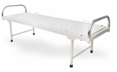 Hospital Attendant Bed - Durable Steel Frame , Adjustable Height and Comfortable Padding