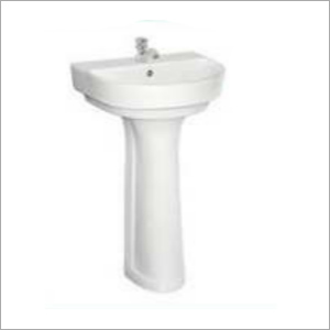 Cocoon Mini - F 650 x 355 x 7502 mm Pedestal Wash Basin