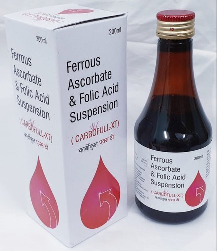 Ferrous Ascorbate And Folic Acid Suspension Dosage Form: Liquid