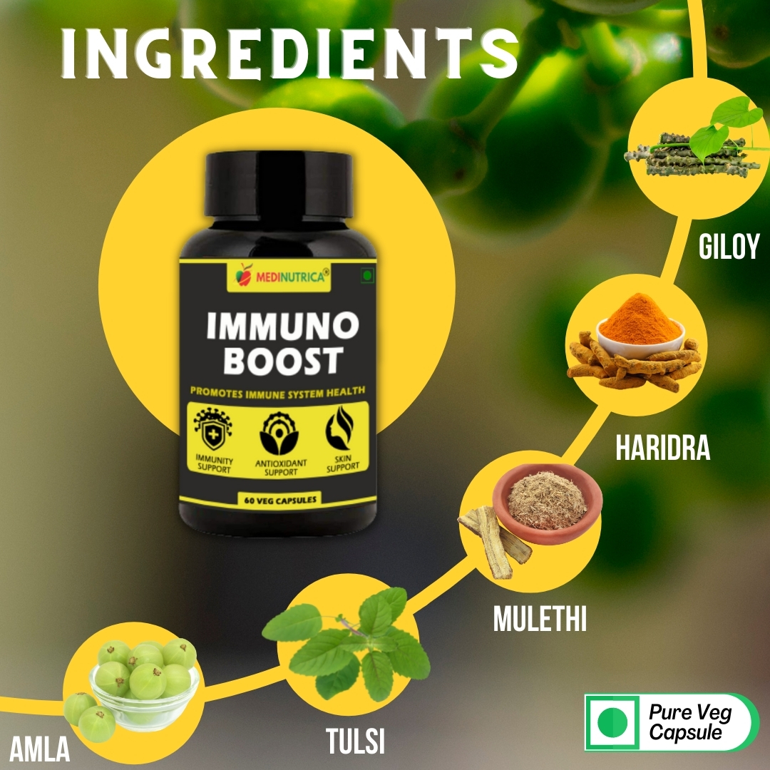Ayurvedic Immunity Booster - Immuno Boost Capsule Age Group: For Adults