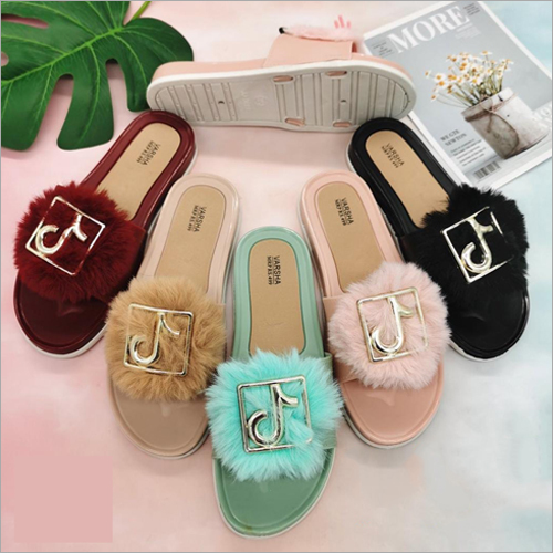Ladies Fancy Flip Flop Slippers