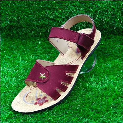 Ladies Cherry Color Sandals