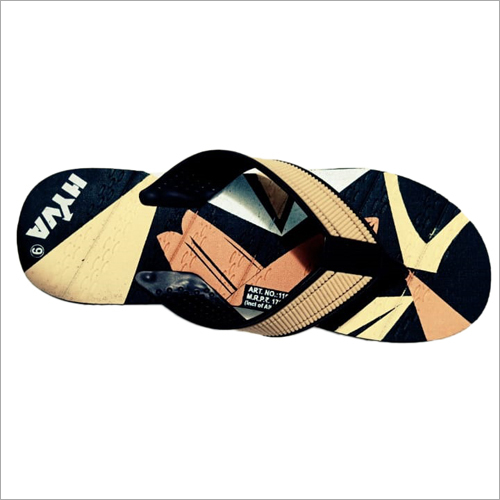 Mens Printed Flip Flop Slippers