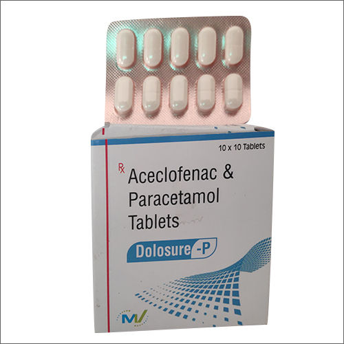 Aceclofenac And Paracetamol Tablets General Medicines