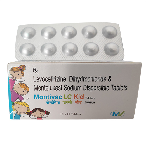 Levocetirizine Dihydrochloride And Montelukast Sodium Dispersible Tablets General Medicines