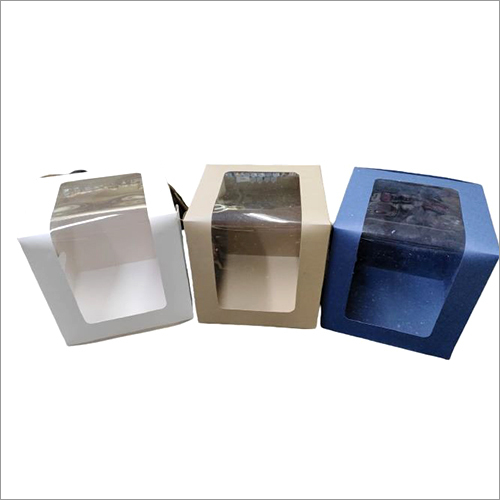 8X8X8 Window Cake Box - Acrylic Material, Rectangular Shape | Eye-Catching Presentation, Reliable Support for Cake Display
