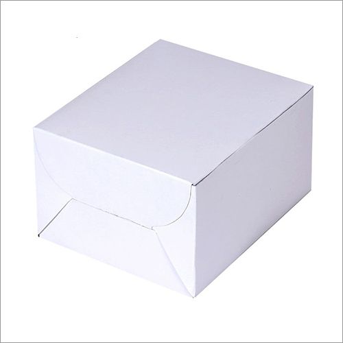 5X6X3.5 Double Pastry Box - Paper, Rectangular Shape | White Color, Ideal for Food Packaging, Perfect for Pastry Presentation