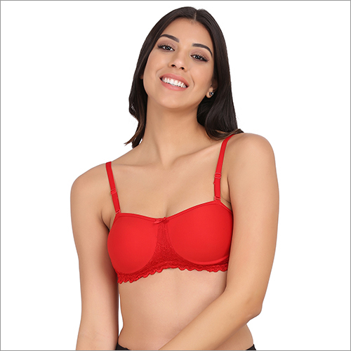 Orange Ladies Bottom Less Bra