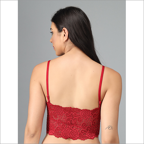 Red Ladies Designer Bra