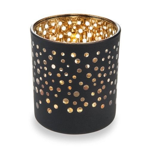 Metal Mini Candle Votive - Iron, 4x4 Inches, Multicolor Coated Finish | Handmade With Mesmerizing Designs For Home & Wedding Dã©cor