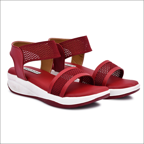 Barn Red Carmen Next Comfort Flat Red Sandal