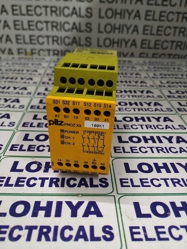 PILZ सुरक्षा रिले PNOZ X3P 24VDC 24VAC 3N/0 1N/C 1S0