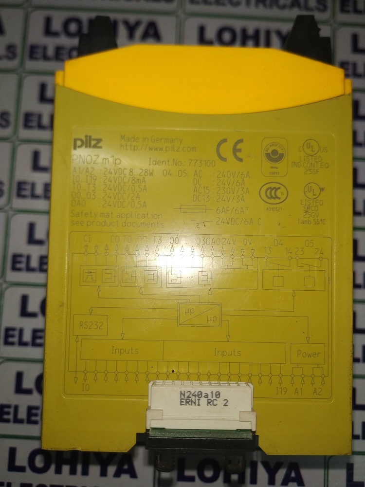Pilz Pnoz M1p Safety Relay