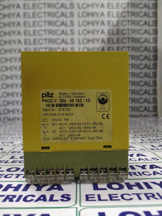 Pilz Pnoz V 3s 1sz/10 Power Supply Module