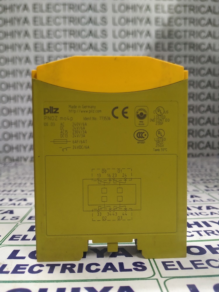 Pnoz M04p Safety Relay