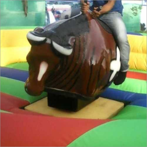 Inflatable Mechanical Bull Ride - Electric Powered, 130 Kg Capacity | Safe, Easy Control For All Ages