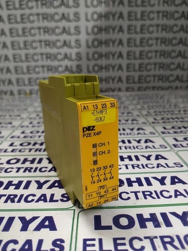 PILZ PZE X4P 24VDC 4N/0 सुरक्षा रिले