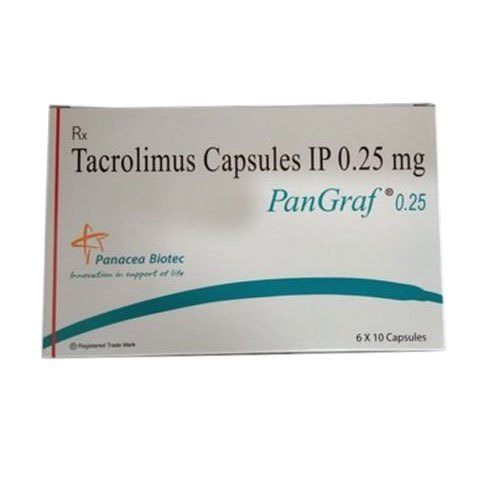 Tacrolimus Capsules I.P. (Pangraf 0.25 Mg) General Medicines