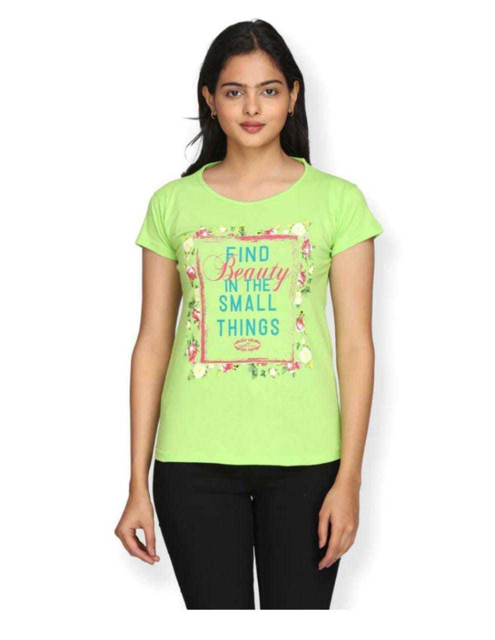 Ladies Top - Cotton, Relaxed Fit, Sizes M, L, Xl, Short Sleeves, 42 Color Variants | Breathable, Washable, Customized Logo, All Season Wear