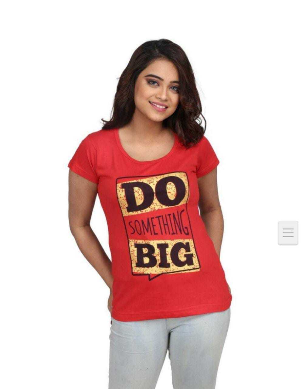 Ladies Top - Cotton, Relaxed Fit, Sizes M, L, Xl, Short Sleeves, 42 Color Variants | Breathable, Washable, Customized Logo, All Season Wear