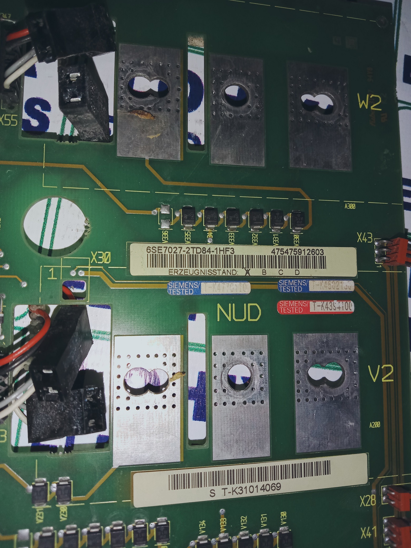 Siemens Inverter Pcb 6se7027-2td84-1hf3