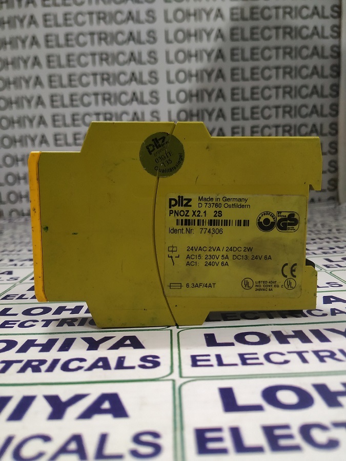 Pilz Pnoz X2.1 2s Safety Relay