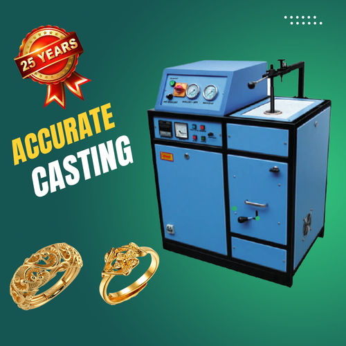 Induction Based Silver Casting Machine - 500 Gms Capacity, Three Phase Power Supply, 1200a C Working Temperature | Eco-friendly, High Efficiency, Instant Heating, Simple Control, Optimal Casting Quality