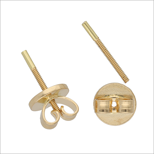 Threaded Earring Post And Earnuts