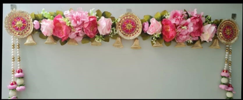 Mixed Color Handmade Toran With Light